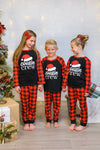 "Cousin Crew" Buffalo Plaid Pajamas - Sparkle in Pink