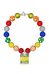 Crayon Bubblegum Necklace - Sparkle in Pink