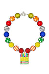 Crayon Bubblegum Necklace - Sparkle in Pink