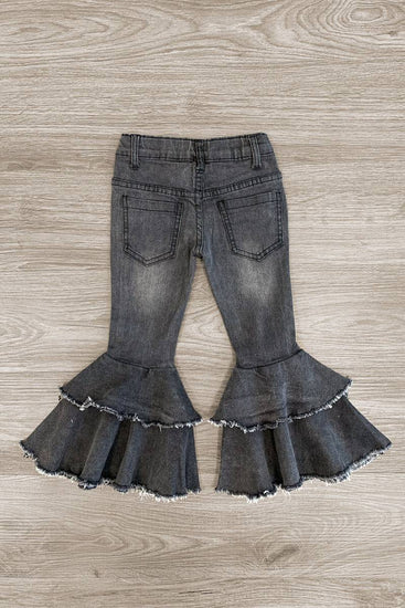 Cato Fashions | Cato Plus Size White Cropped Ruffle Jeans