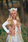Deer Floral Antler Headband - Sparkle in Pink