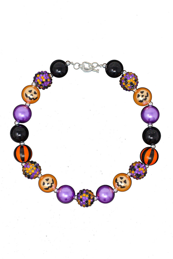 Essential Halloween Bubblegum Necklace - Sparkle in Pink