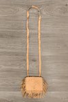 Faux Suede Fringe Purse - Many Colors! - Sparkle in Pink