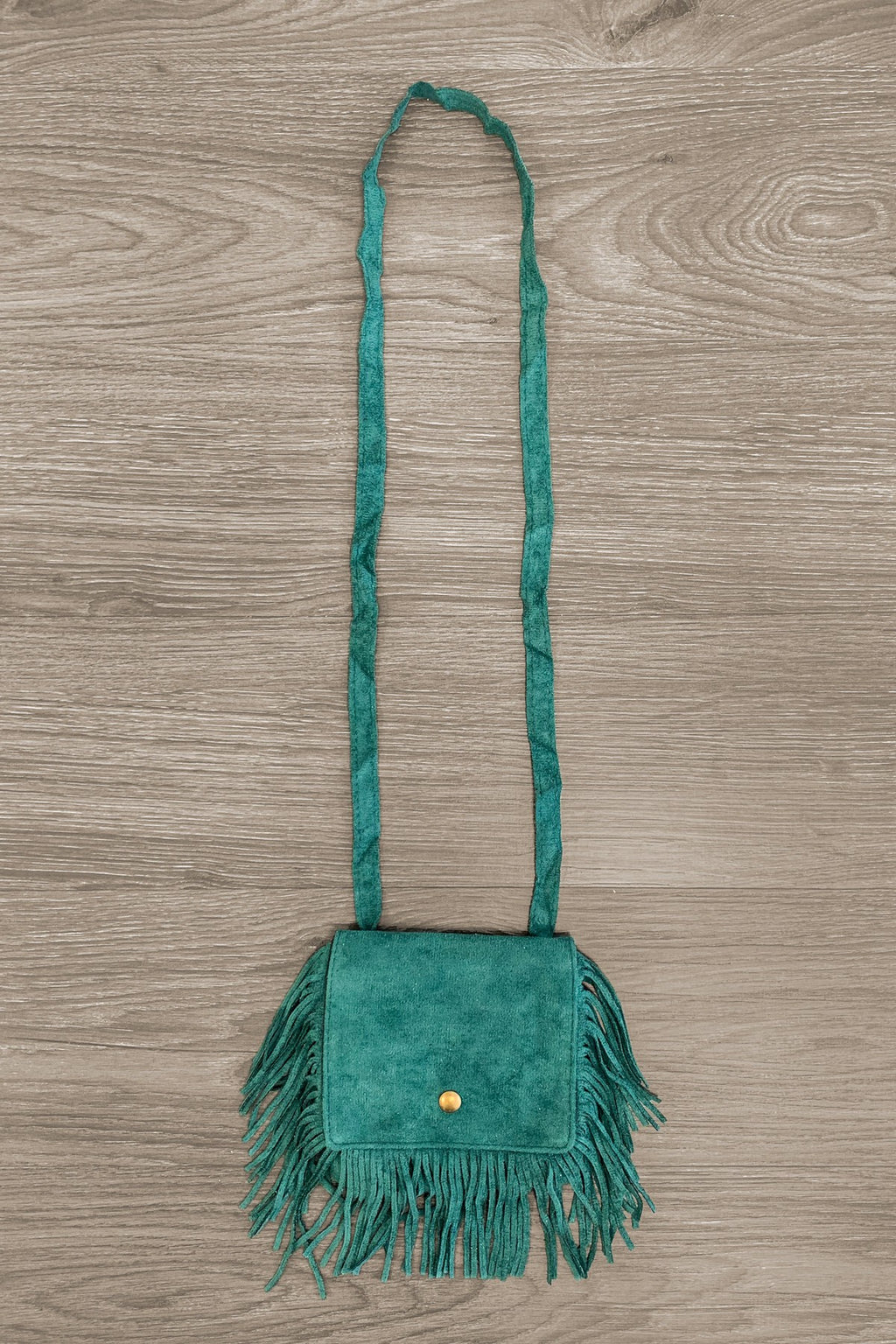 Faux Suede Fringe Purse - Many Colors! - Sparkle in Pink