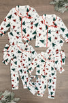 Festive Winter Trees Family Pajama Set - & Pet Bandana! - Sparkle in Pink