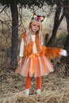 Fuzzy Fox Costume - 4 Piece Set - Sparkle in Pink