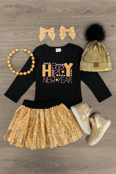 Golden rush skirt in gold sequin best sale