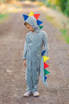 Gray Dinosaur Costume - Sparkle in Pink