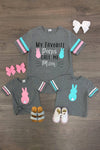 Mom & Kid - My Favorite Peeps Top - Sparkle in Pink