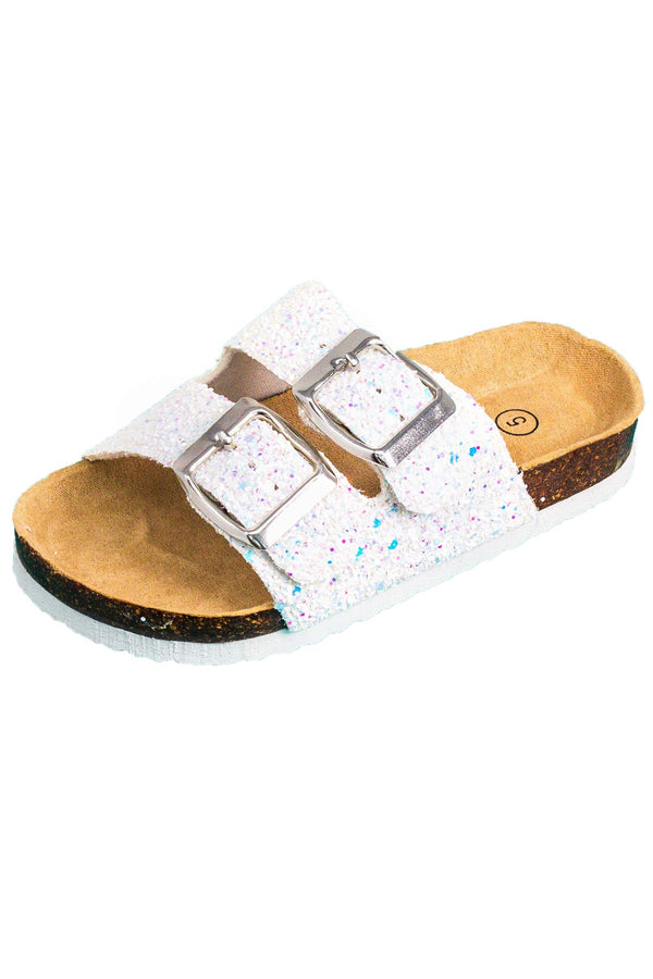Mom & Me - Birkley Glitter Sandals - Many Colors! - Sparkle in Pink