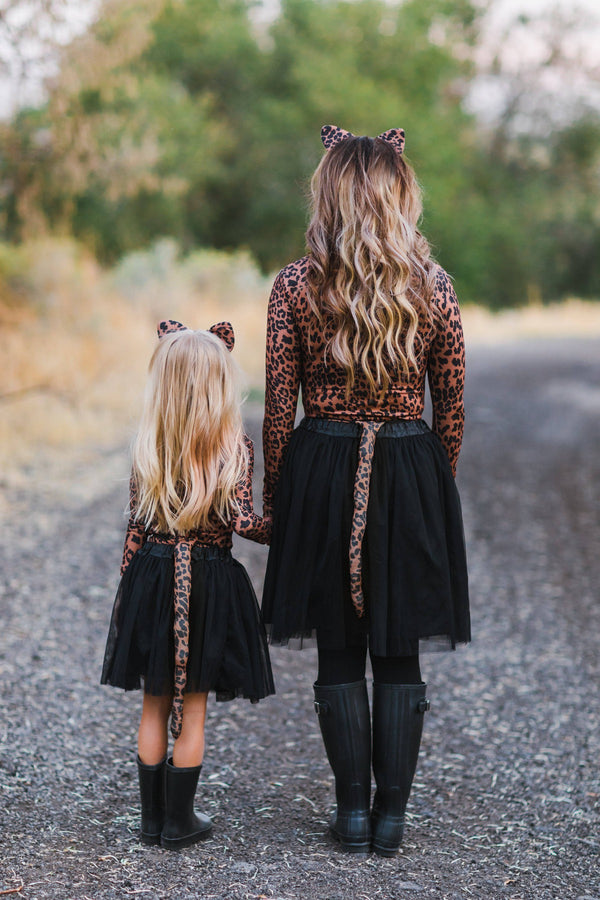 Mom & Me - Cheetah Costume Set - Sparkle in Pink