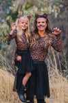 Mom & Me - Cheetah Costume Set - Sparkle in Pink