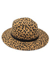 Mom & Me - Cheetah Felt Brim Hats - Many Colors! - Sparkle in Pink