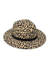 Mom & Me - Cheetah Felt Brim Hats - Many Colors! - Sparkle in Pink