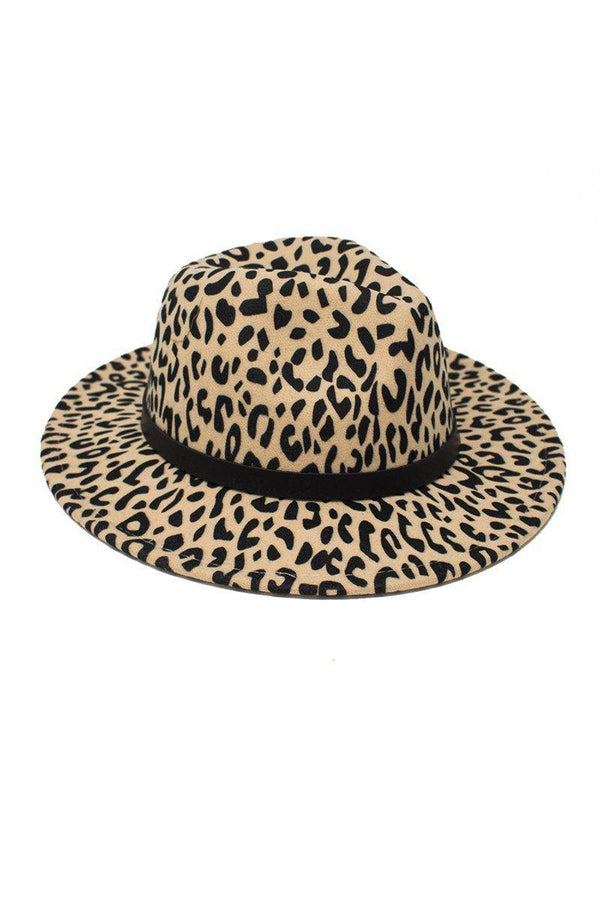 Mom & Me - Cheetah Felt Brim Hats - Many Colors! - Sparkle in Pink
