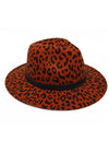 Mom & Me - Cheetah Felt Brim Hats - Many Colors! - Sparkle in Pink