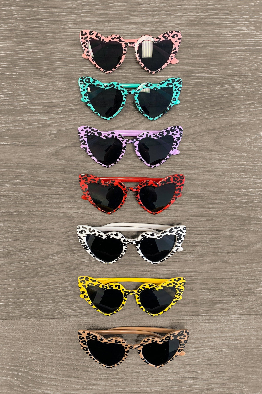 Mom & Me - Heart Eye Cheetah Print Sunnies - Many Colors! - Sparkle in Pink