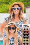 Mom & Me - Heart Eye Sunnies - Many Colors! - Sparkle in Pink