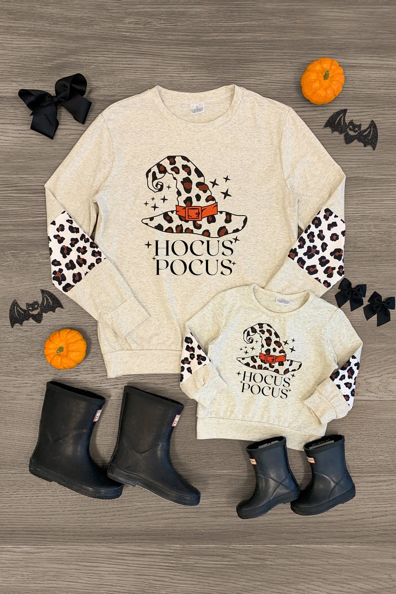 Mom & Me - "Hocus Pocus" Long Sleeve Top - Sparkle in Pink