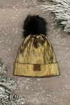Mom & Me - Metallic Sparkle In Pink Beanies - Many Colors! - Sparkle in Pink