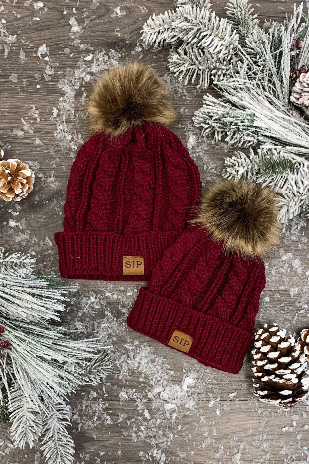 Mom & Me - Sparkle In Pink Beanie - Sparkle in Pink