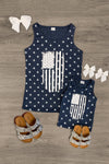 Mom & Me - Stars & Stripes Tank Top - Sparkle in Pink