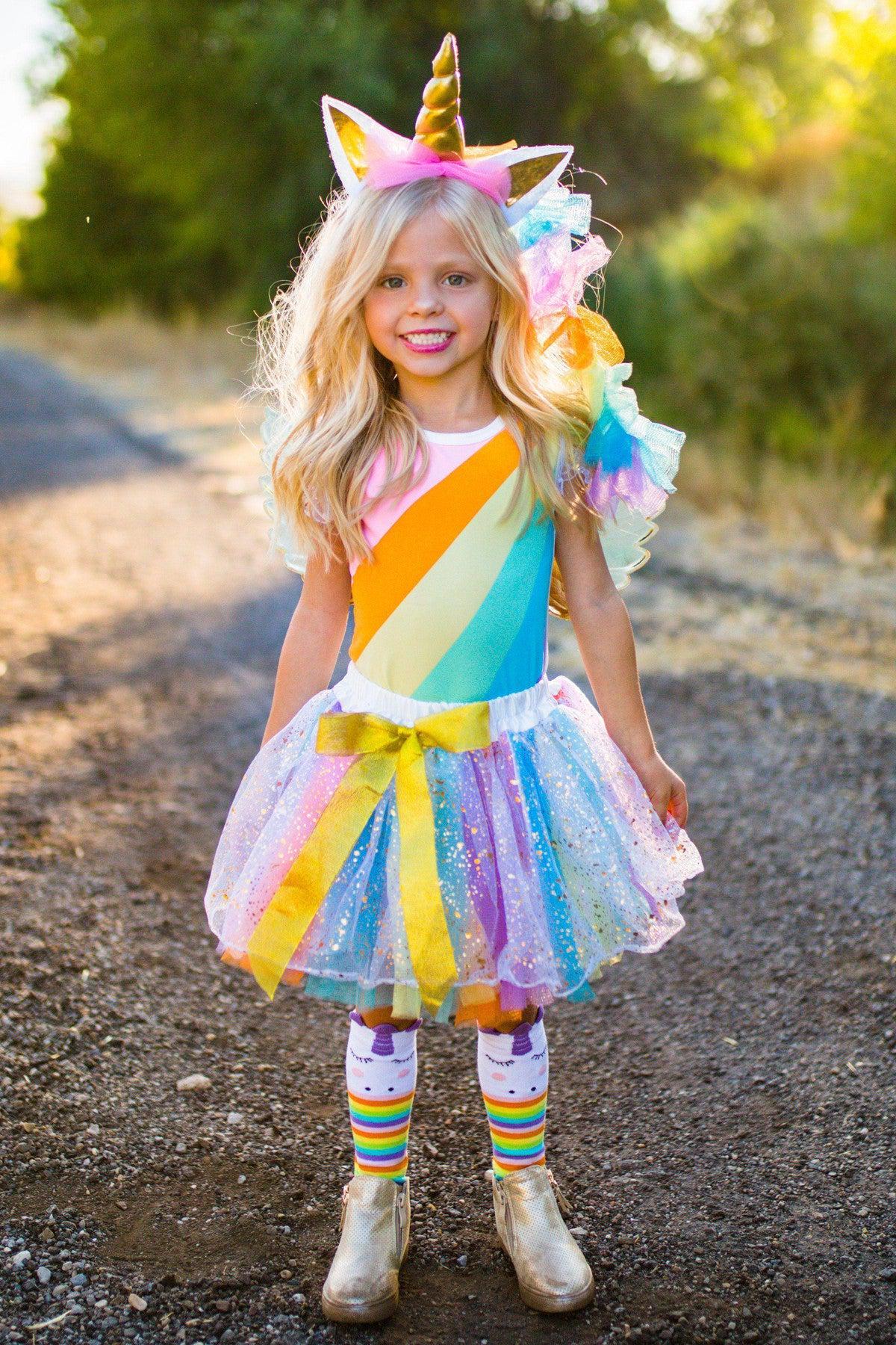 Mom & Me Unicorn Costume- INCLUDES COMPLETE 4 PC SET! - Sparkle in Pink