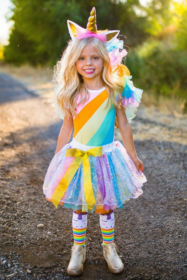 Mom & Me Unicorn Costume- INCLUDES COMPLETE 4 PC SET! - Sparkle in Pink