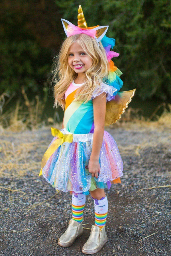 Mom & Me Unicorn Costume- INCLUDES COMPLETE 4 PC SET! - Sparkle in Pink