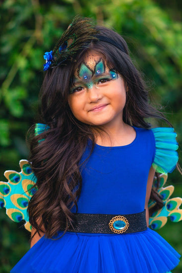 Peacock Indian Bird India Childrens Fancy Dress Costume for Kids 24 size