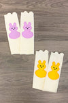 Peep Bunny Socks - Many Colors! - Sparkle in Pink