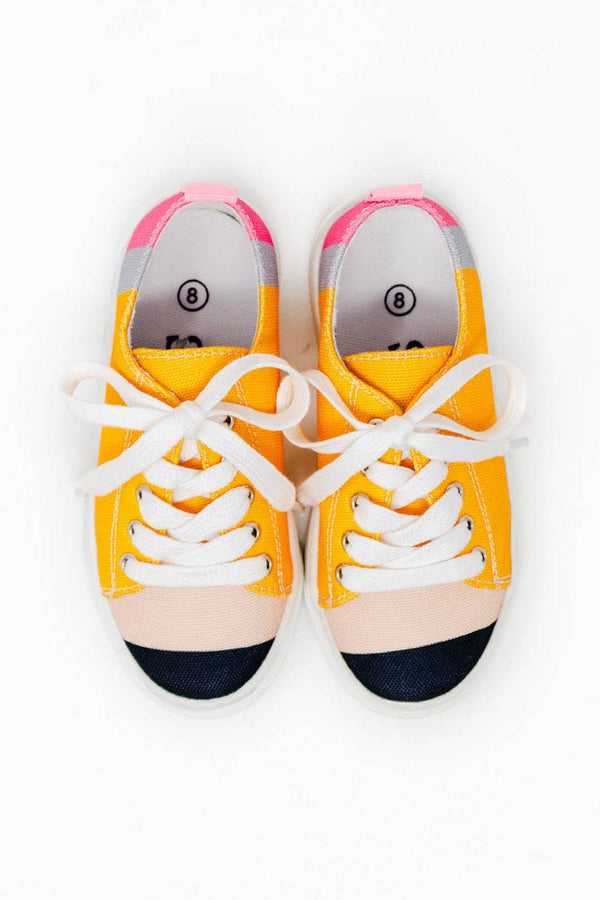 Pencil Sneakers - Sparkle in Pink