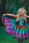 Rainbow Butterfly Costume - 3 Piece Set - Sparkle in Pink