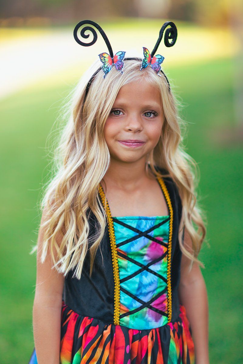 Rainbow Butterfly Costume - 3 Piece Set - Sparkle in Pink