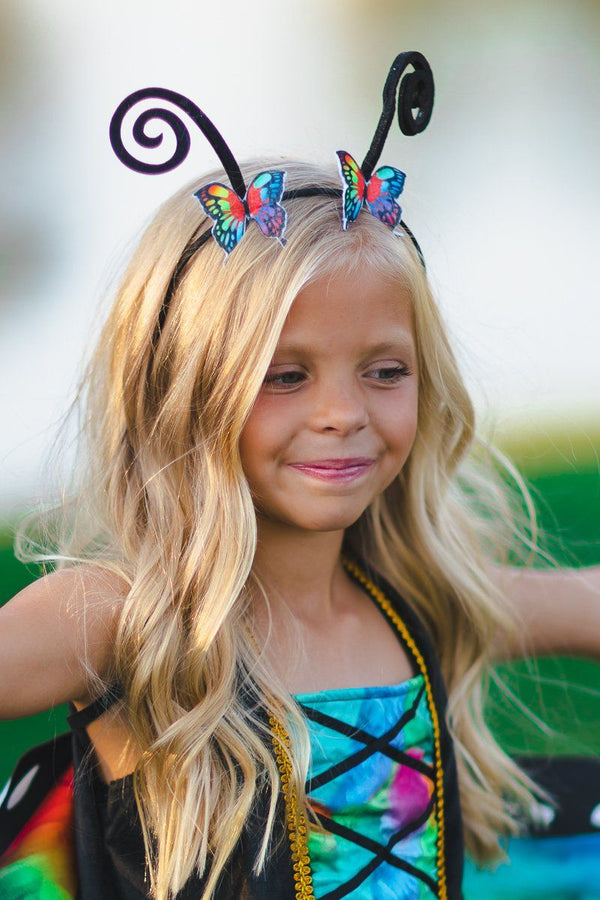 Rainbow Butterfly Costume - 3 Piece Set - Sparkle in Pink