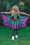 Rainbow Butterfly Costume - 3 Piece Set - Sparkle in Pink