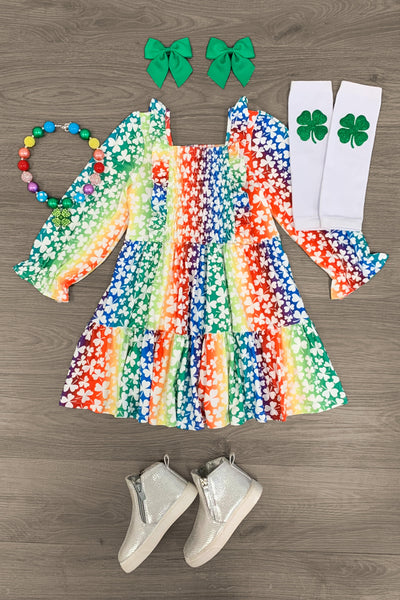 Rainbow easter clearance dress