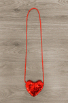 Red & Silver Flip Sequin Heart Purse - Sparkle in Pink