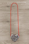 Red & Silver Flip Sequin Heart Purse - Sparkle in Pink