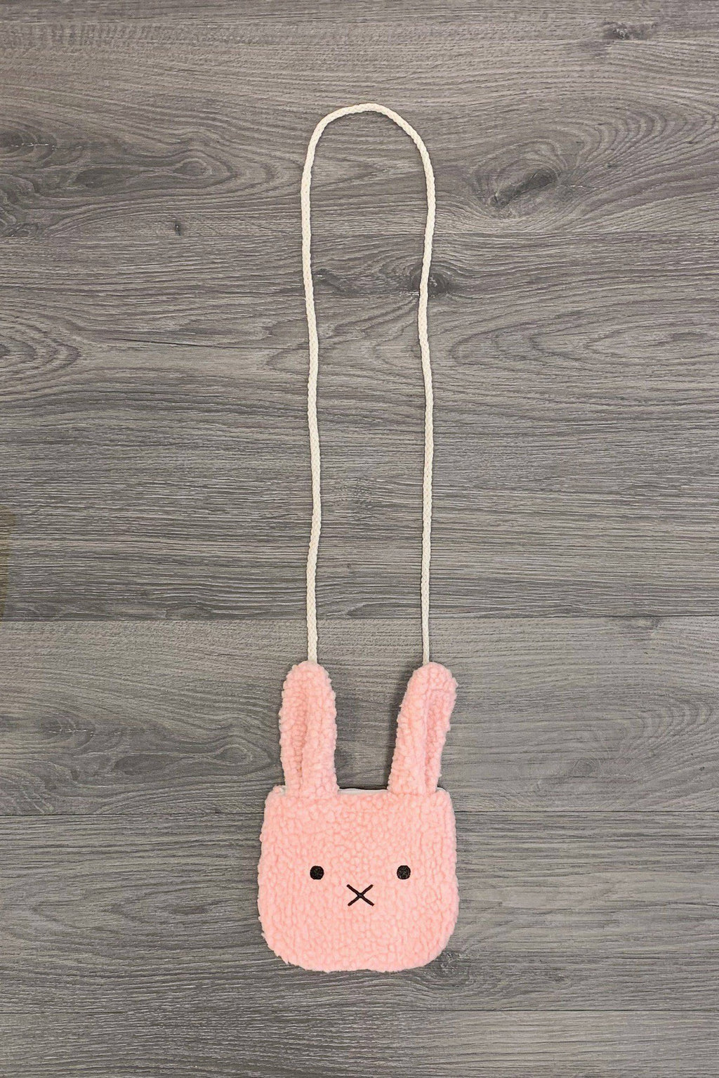 Sherpa Bunny Purse - Pink - Sparkle in Pink