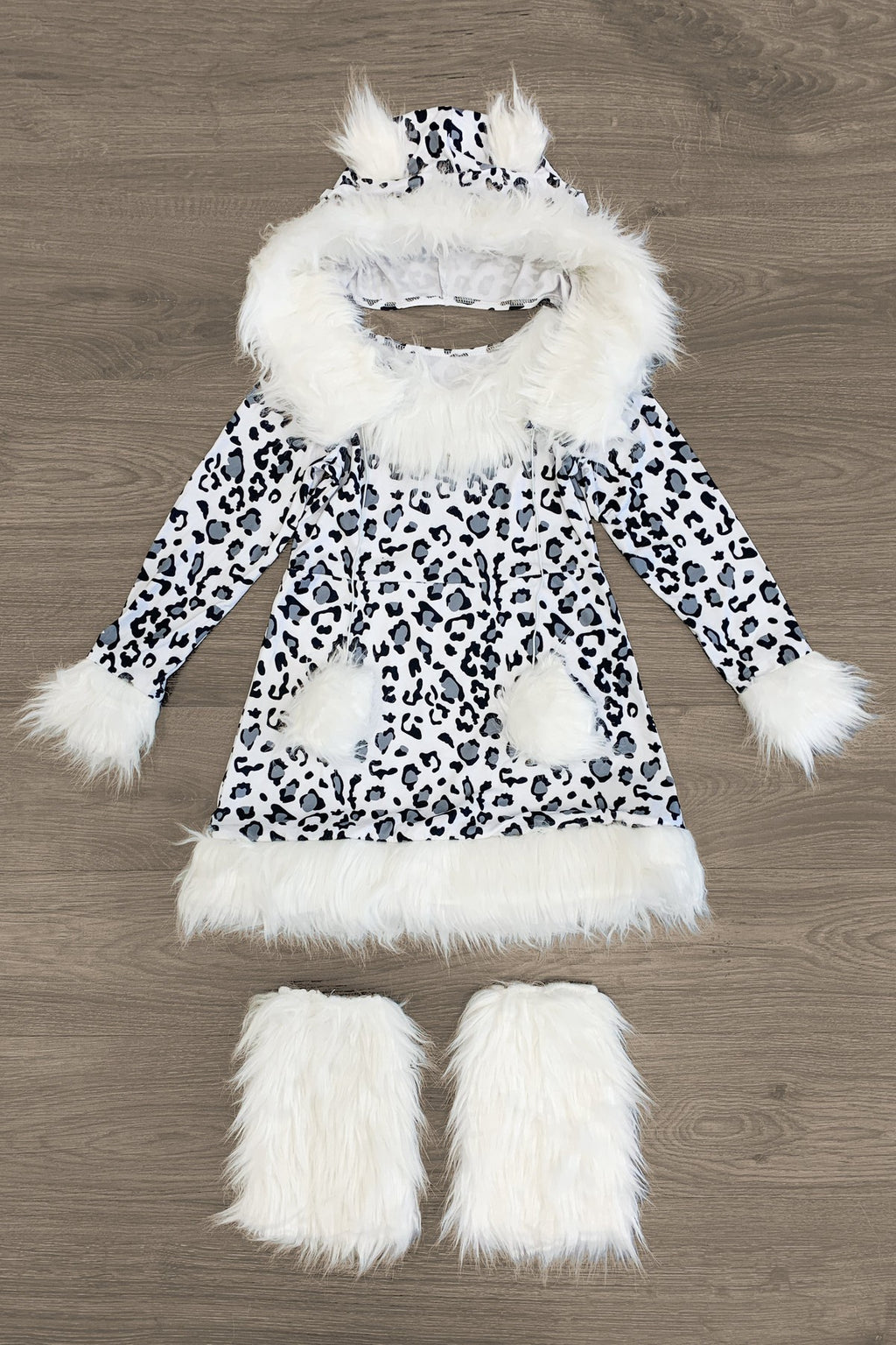 Snow Leopard Costume - Sparkle in Pink