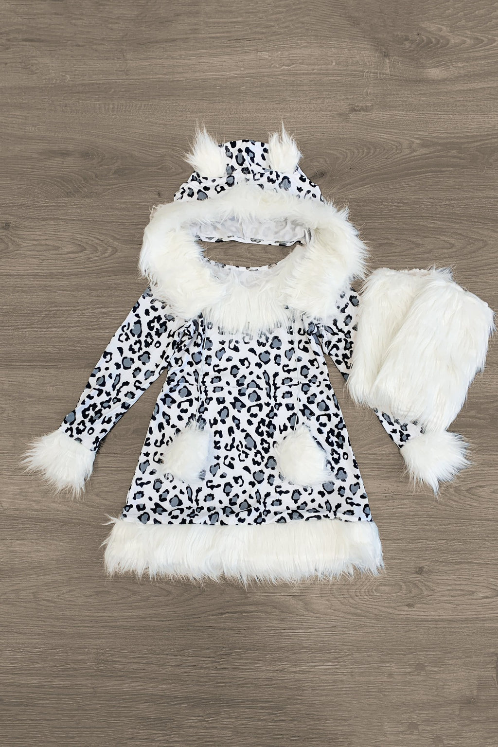 Snow Leopard Costume - Sparkle in Pink