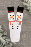 Snowman Socks - Sparkle in Pink