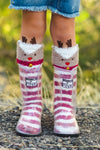 Sparkle In Pink Premium Exclusive Boots- Clear- Black Sole- WEAR WITH ANY SOCKS! - Sparkle in Pink