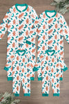 "Sweet Cheeks" Gingerbread Holly Family Pajamas - Sparkle in Pink