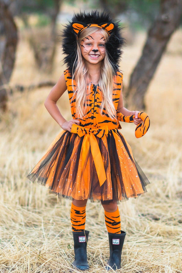 Tiger Tutu Costume 5 Piece Set Large-5T Tiger Tutu Costume 5 Piece Set Large-5T