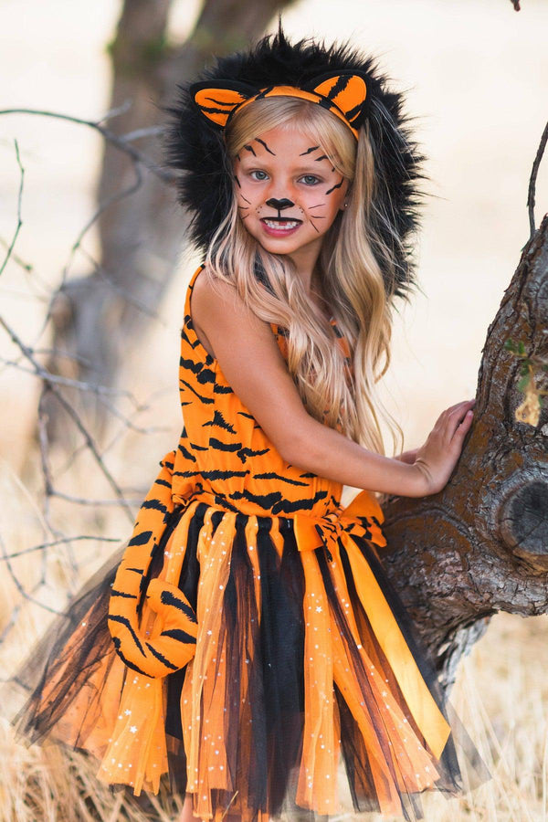Tiger Tutu Costume 5 Piece Set - Sparkle in Pink