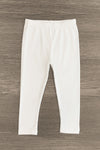 White Leggings - Sparkle in Pink
