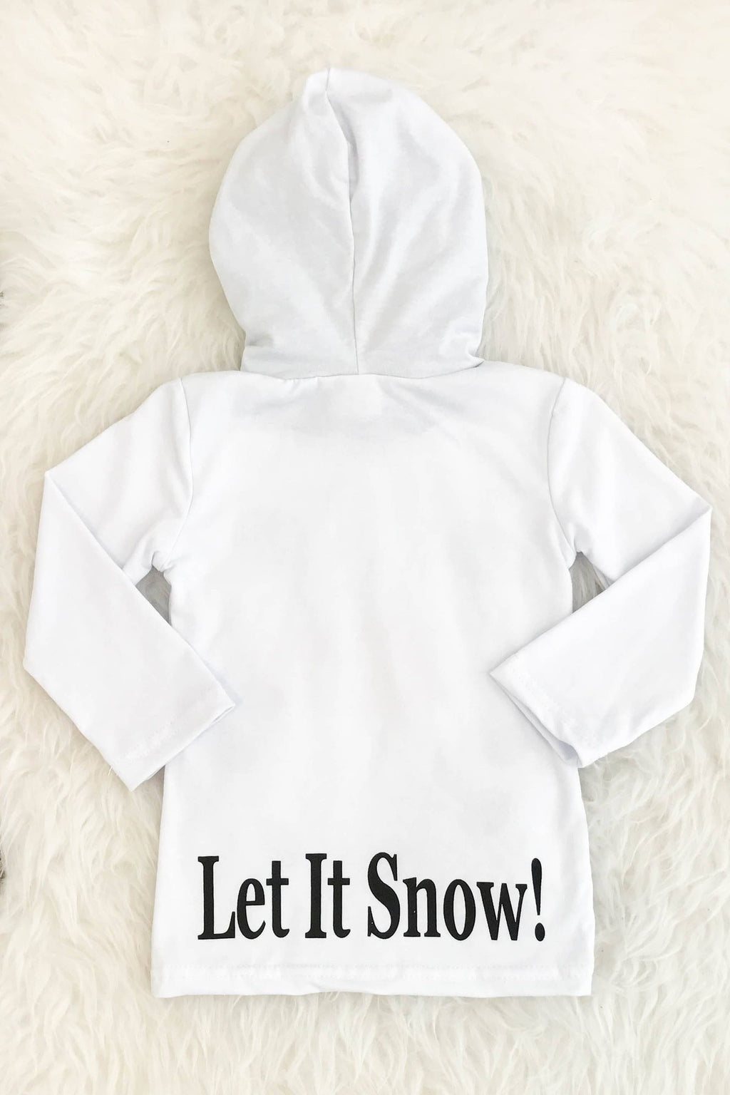 White Snowman Hoodie Pant Set - Sparkle in Pink