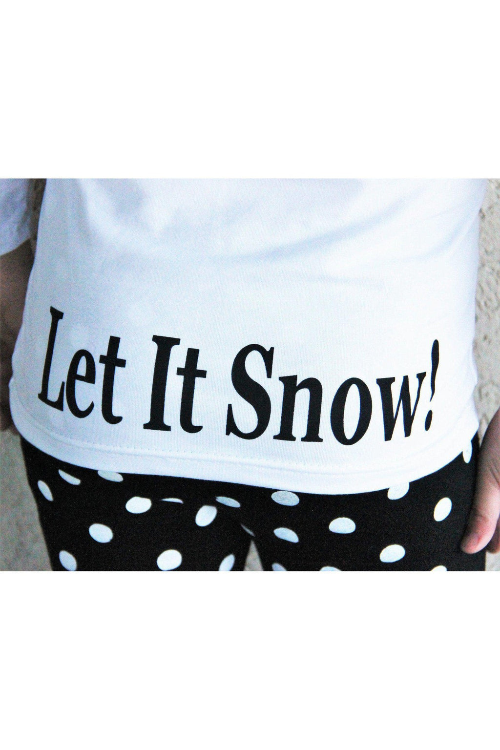 White Snowman Hoodie Pant Set - Sparkle in Pink